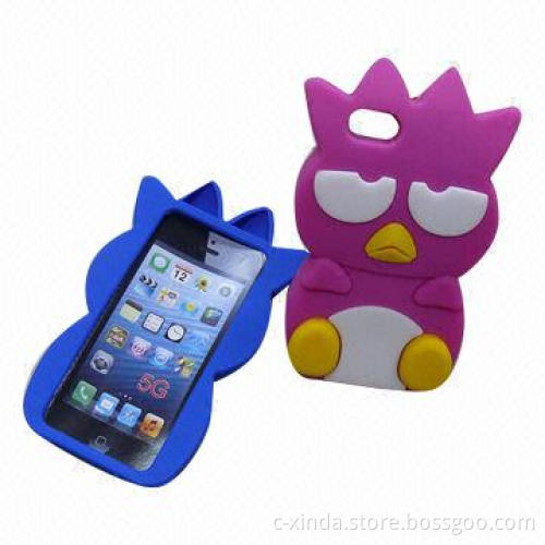 Silicone cases for iPhone 5, protect mobile phone from dirt, scratch and bumps